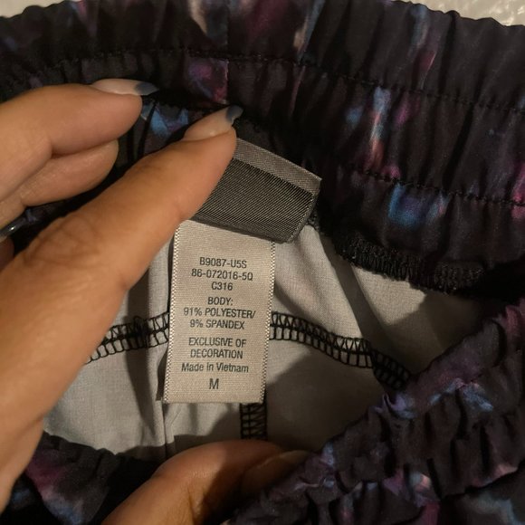 C9 By Champion Women's Blue Pink Dye Print Print Black Joggers Size Medium - Picture 6 of 11